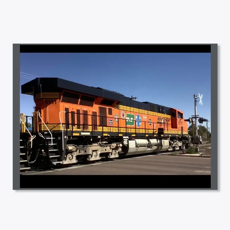 BNSF 6111 25th Anniversary Sticker 